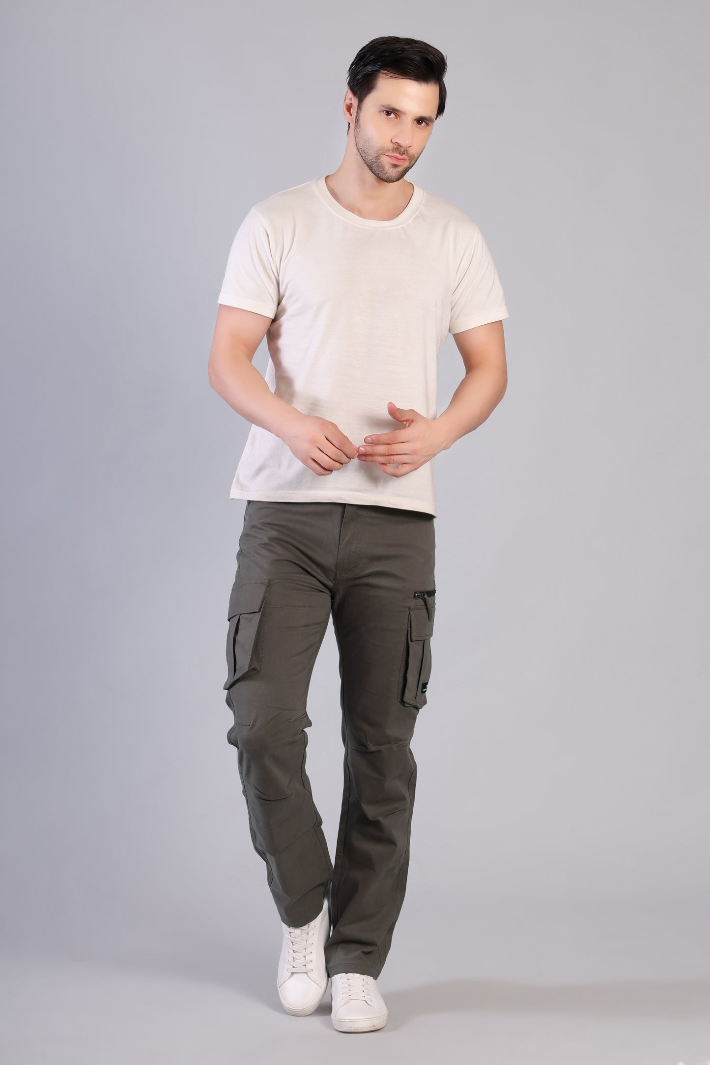 7 Pocket Utility Cargo Pants – Grey
