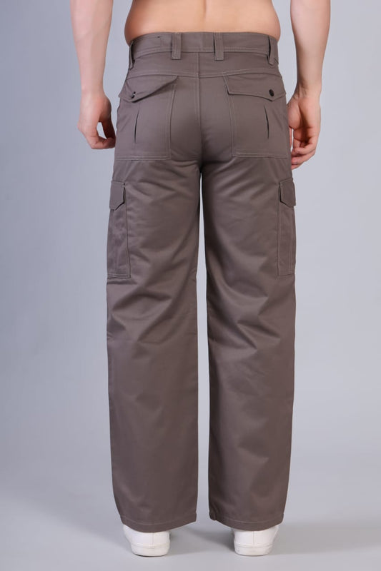 Men’s Loose Fit Classic Cargo Pants Dark Matty