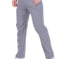 Lightweight Stretch Trekking Pant (Light Grey with Orange Zips)