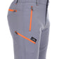 Lightweight Stretch Trekking Pant (Light Grey with Orange Zips)