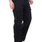 Men’s Loose Fit Classic Cargo Pants – Black