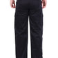 Men’s Loose Fit Classic Cargo Pants – Black