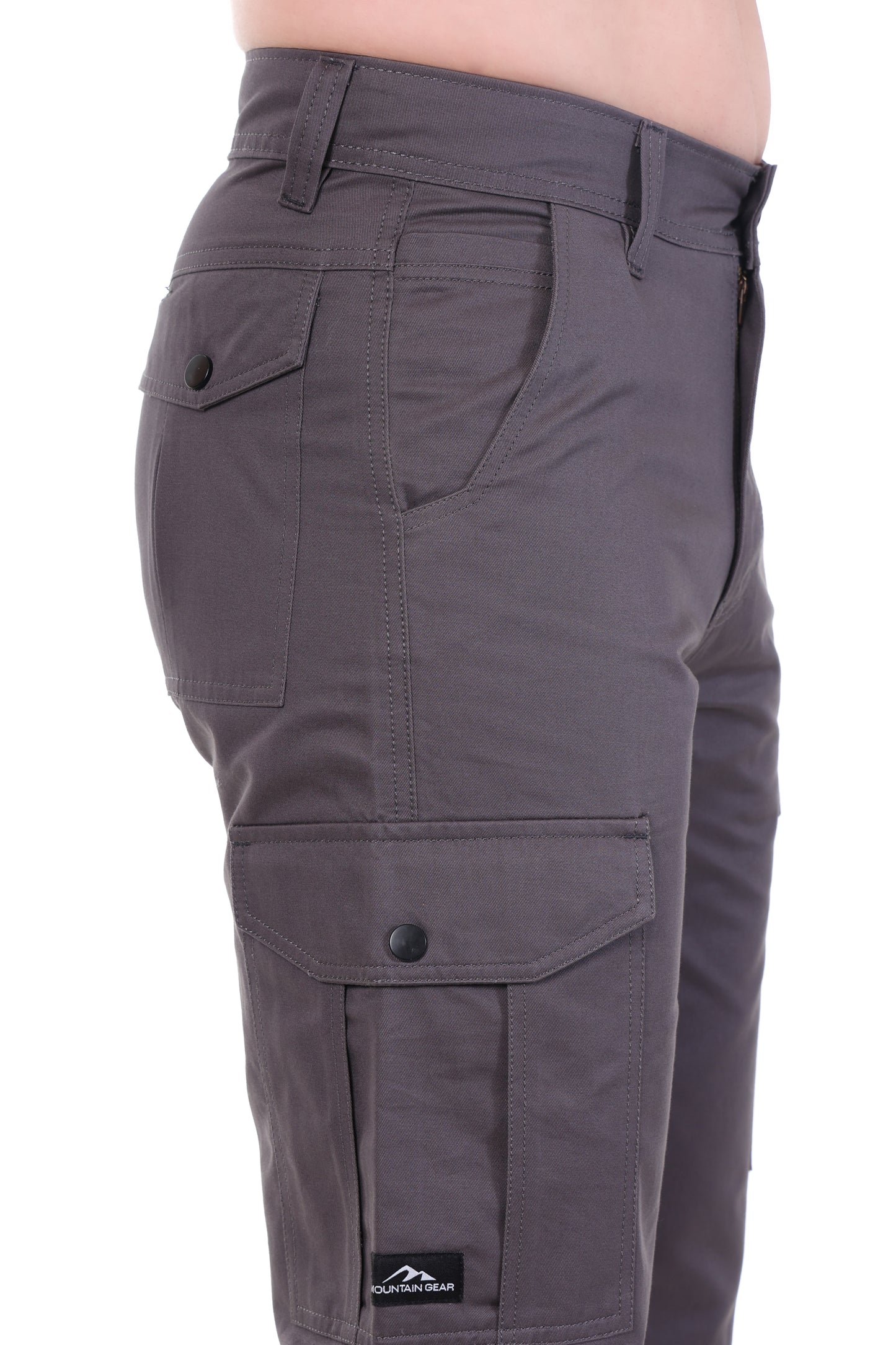 Men’s Loose Fit Classic Cargo Pants – Grey