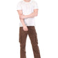 7 Pocket Utility Cargo Pants – Brown