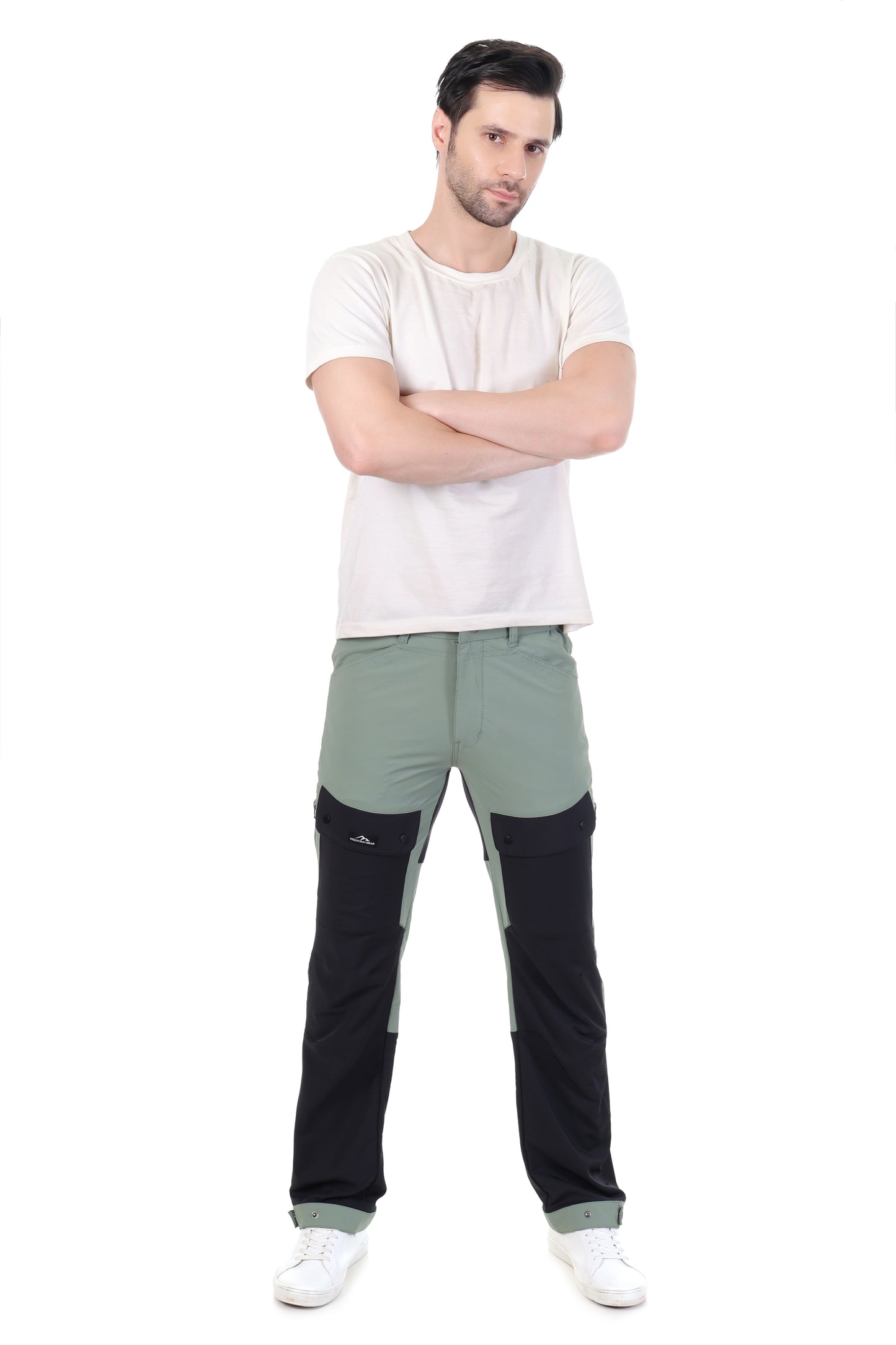 Men’s Summer Trek Pants with Ventilation Black Color