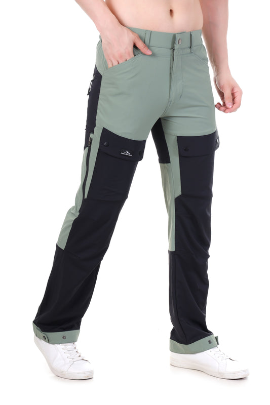Men’s Summer Trek Pants with Ventilation Black Color