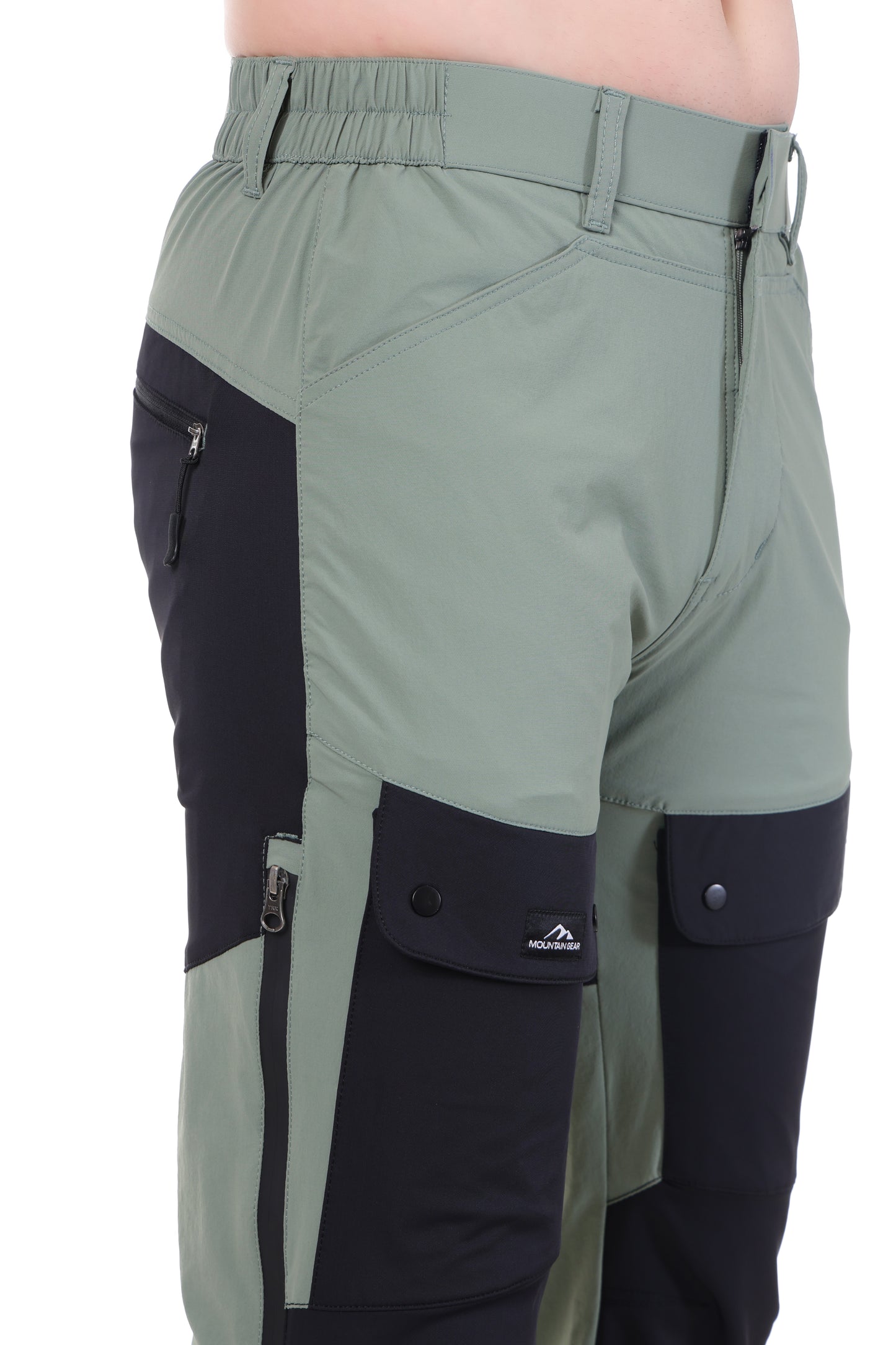 Men’s Summer Trek Pants with Ventilation Black Color