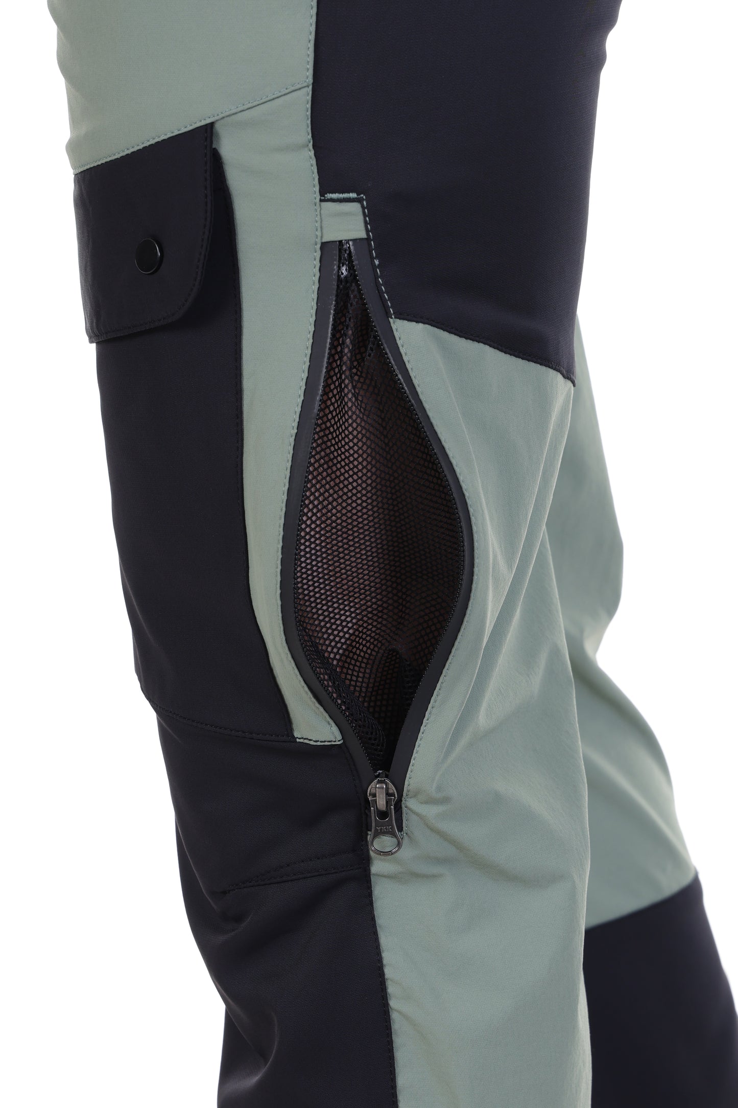 Men’s Summer Trek Pants with Ventilation Black Color
