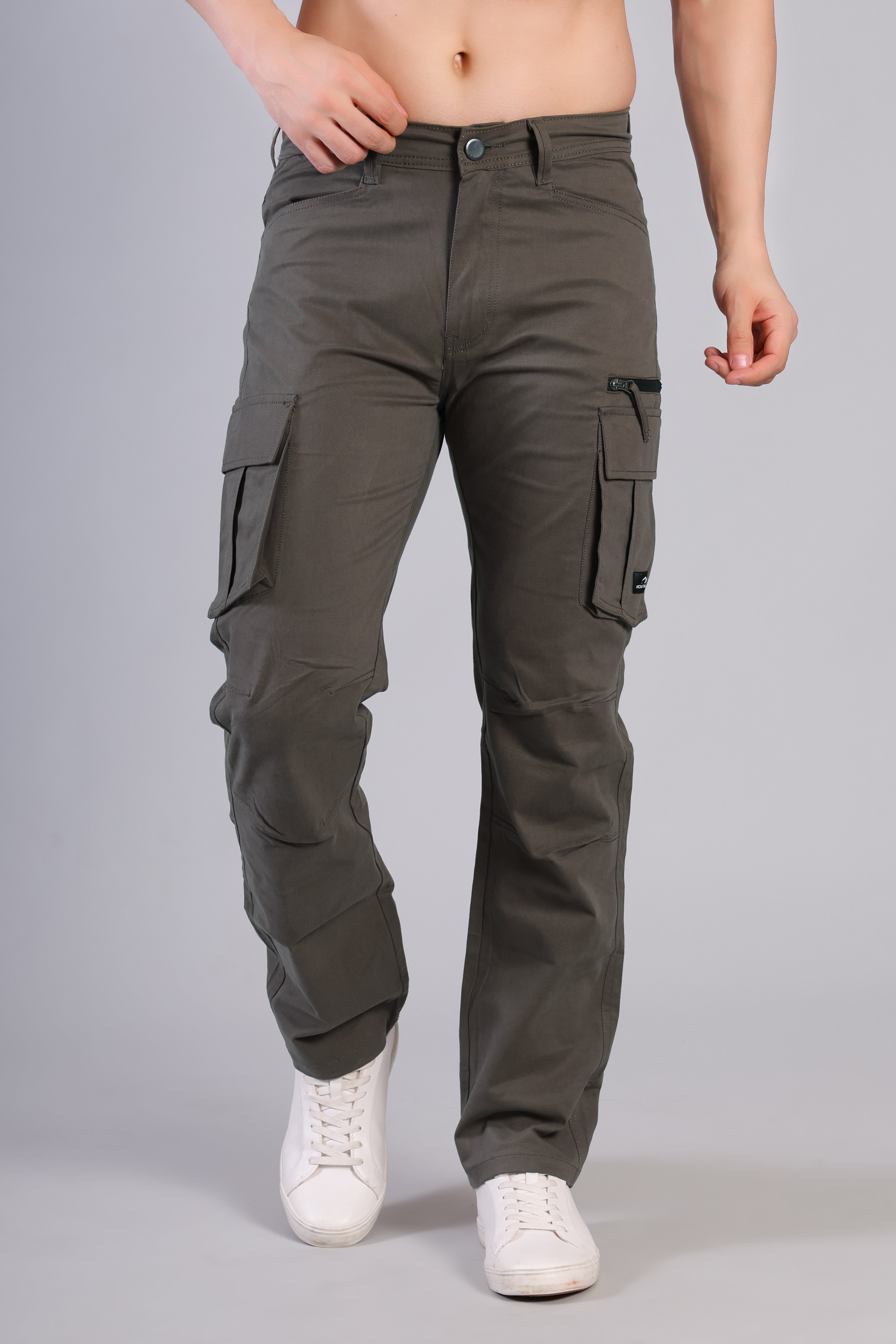 7 Pocket Utility Cargo Pants – Grey – Mountain Gears