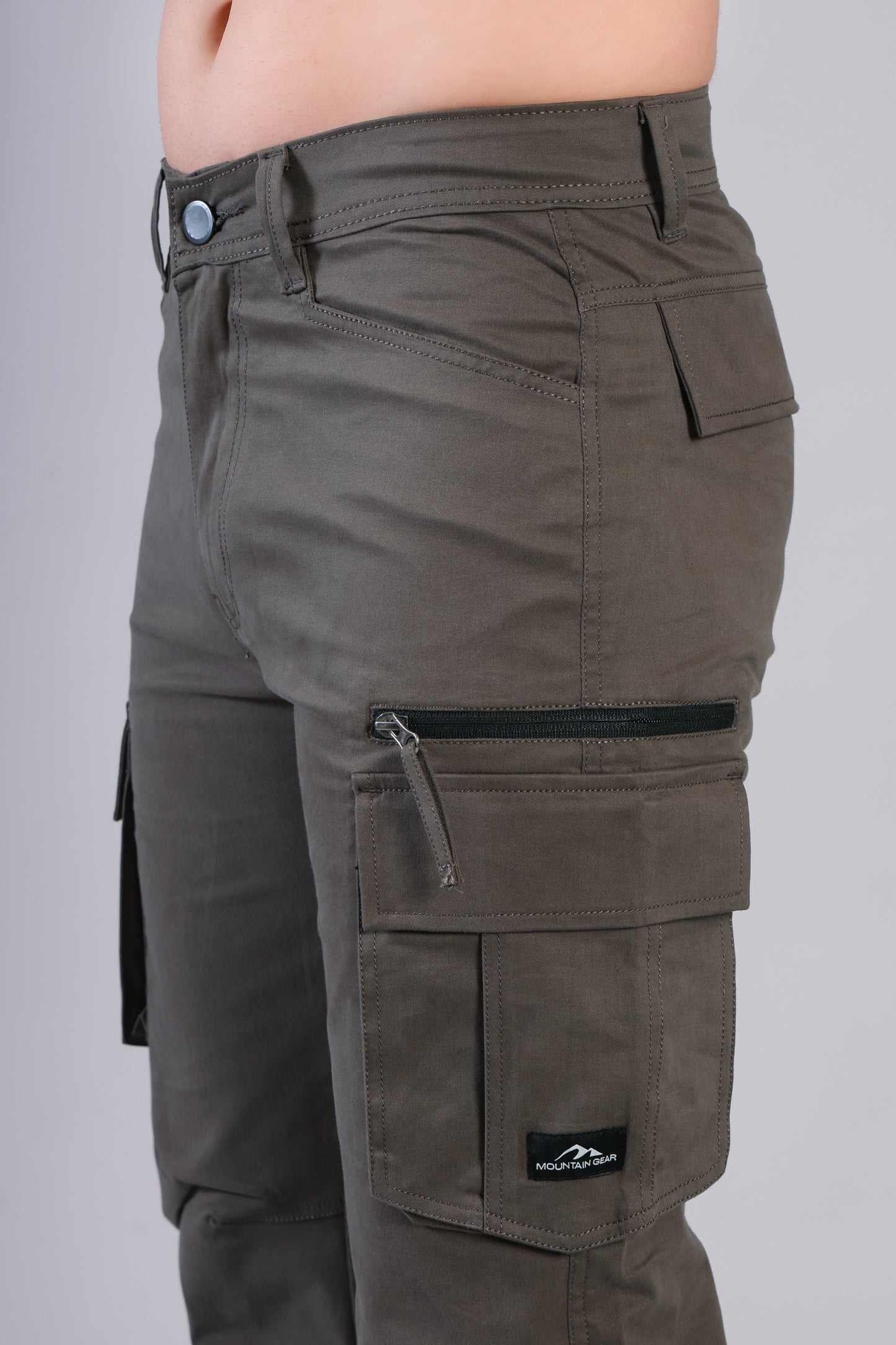 7 Pocket Utility Cargo Pants – Grey