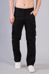 Men’s Premium 7-Pocket Cargo Pants – Buttoned Pocket Edition Black