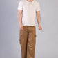 Men’s Loose Fit Classic Cargo Pants – Coffee Brown