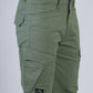 Loose Fit 6-Pocket Stretch Cargo Deep Green