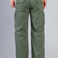 Loose Fit 6-Pocket Stretch Cargo Deep Green