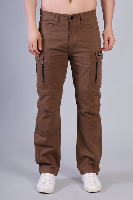 Utility Pro Tactical Cargo Pants – Rugged & Flexible Brown