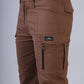 Utility Pro Tactical Cargo Pants – Rugged & Flexible Brown