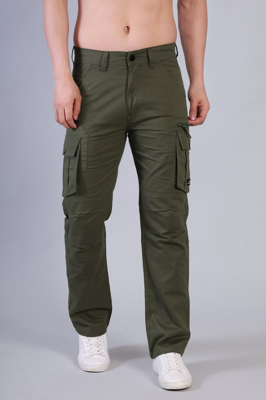 Men’s Premium 7-Pocket Cargo Pants – Buttoned Pocket Edition Olive