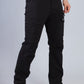 Multi-Pocket Outdoor Cargo Pants – Rugged Style Black