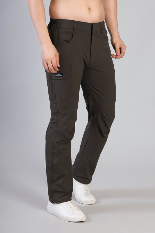 High-Performance Trekking Pants – Multi Pocket Comfort Brown