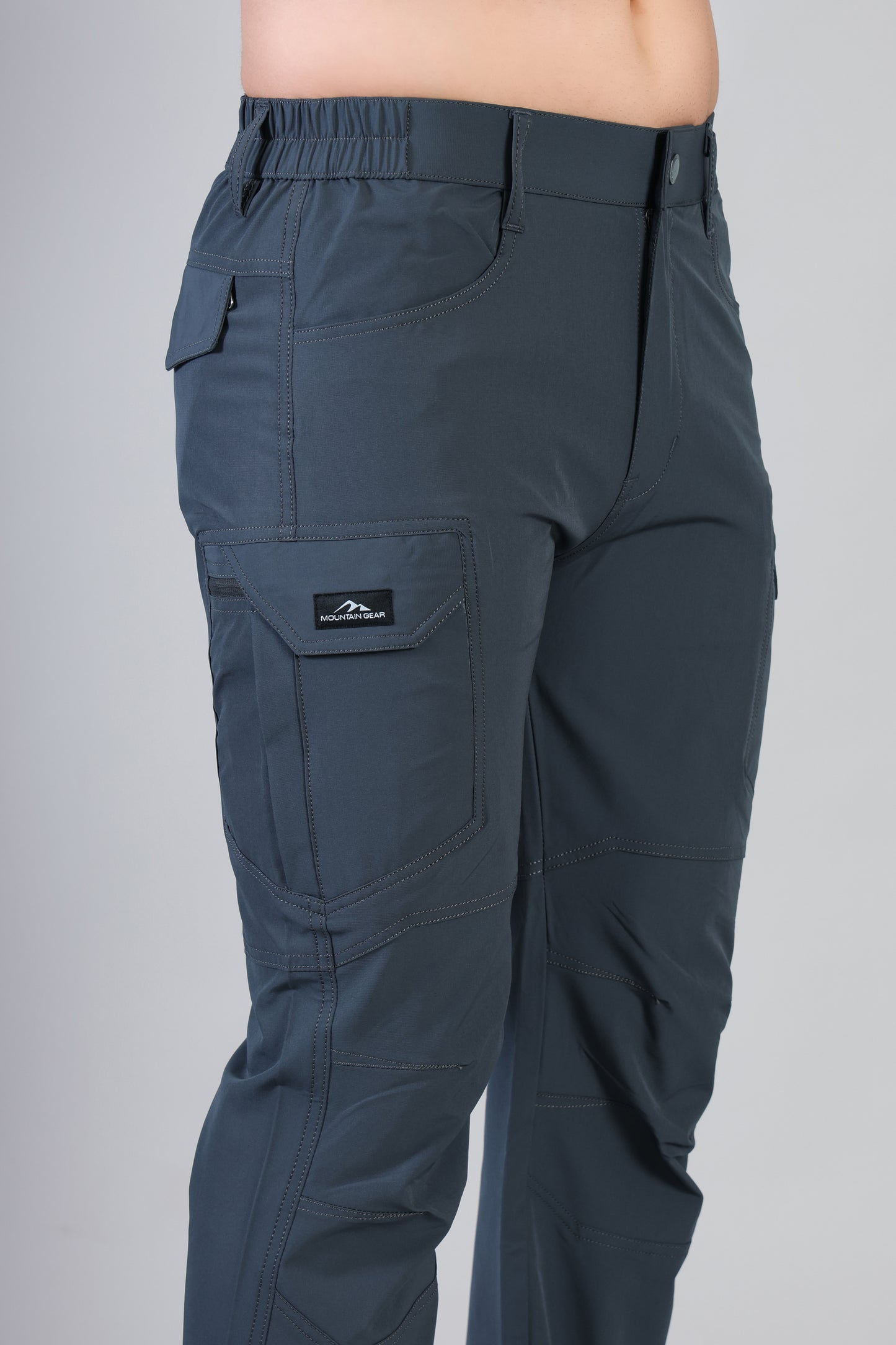 High-Performance Trekking Pants – Multi Pocket Comfort Tail Blue