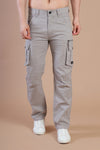 Men’s Premium 7-Pocket Cargo Pants – Buttoned Pocket Edition Creamy