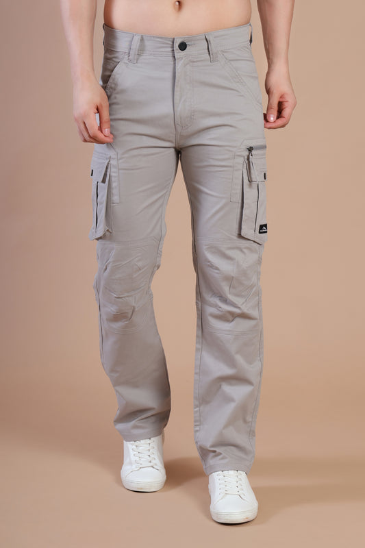 Men’s Premium 7-Pocket Cargo Pants – Buttoned Pocket Edition Creamy