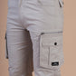 Men’s Premium 7-Pocket Cargo Pants – Buttoned Pocket Edition Creamy
