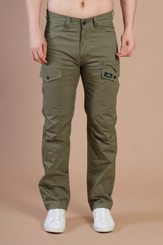 Multi-Pocket Outdoor Cargo Pants – Rugged Style Olive