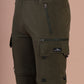 Convertible Trekking Pants – 6 Pocket Adventure Edition Deep Green