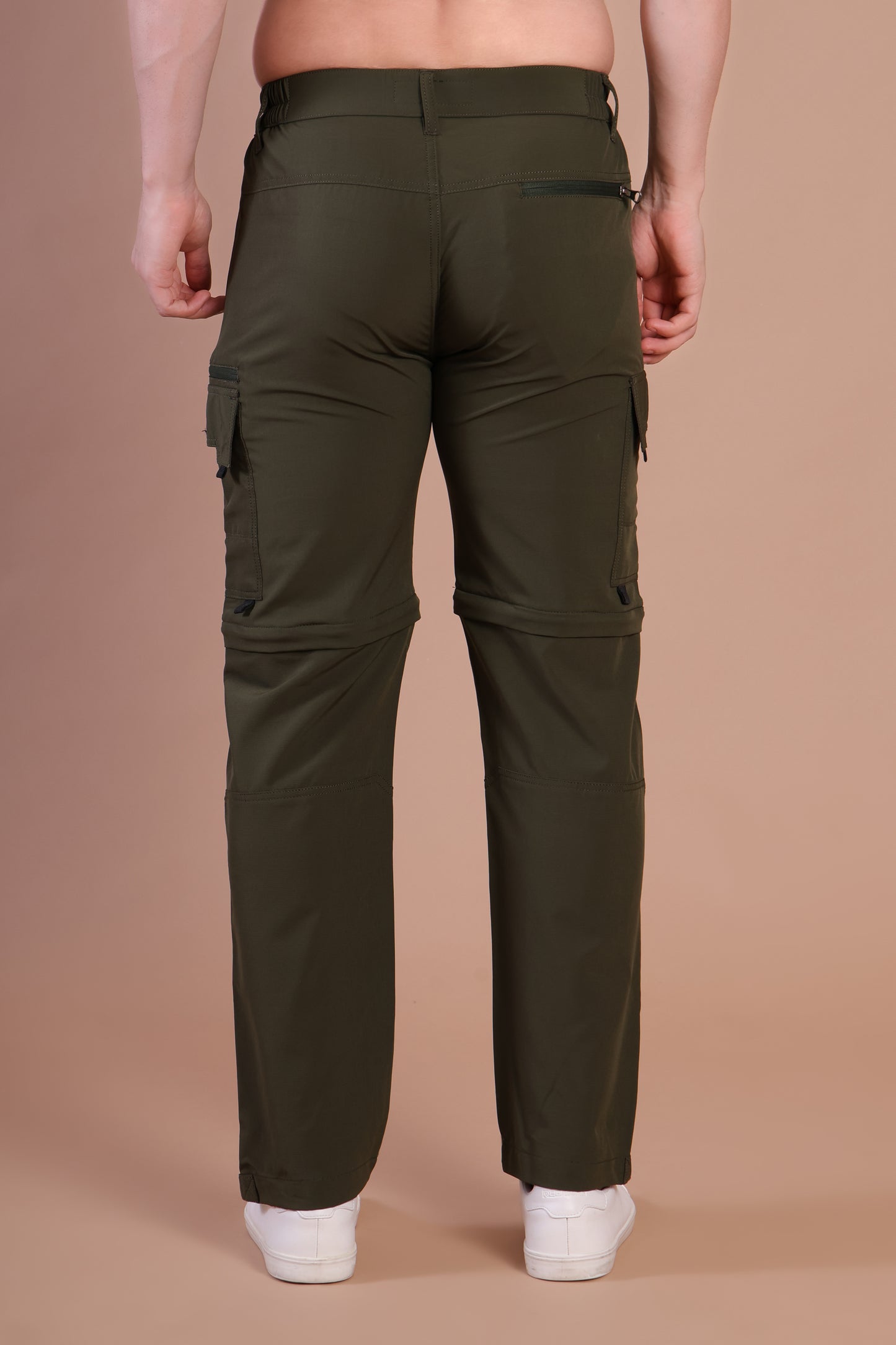 Convertible Trekking Pants – 6 Pocket Adventure Edition Deep Green