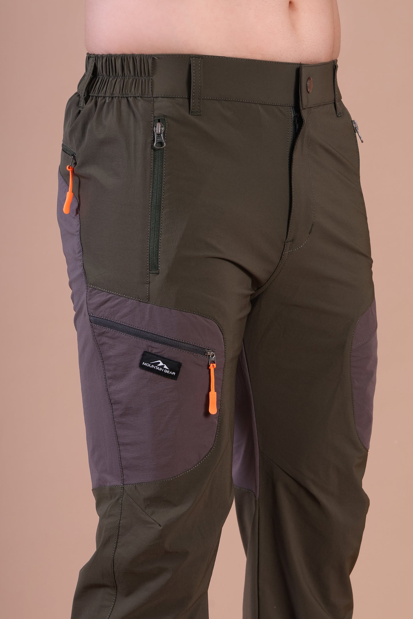 Summer Quick-Dry Trek Pants – 4 Pocket Stretch Edition Olive Grey