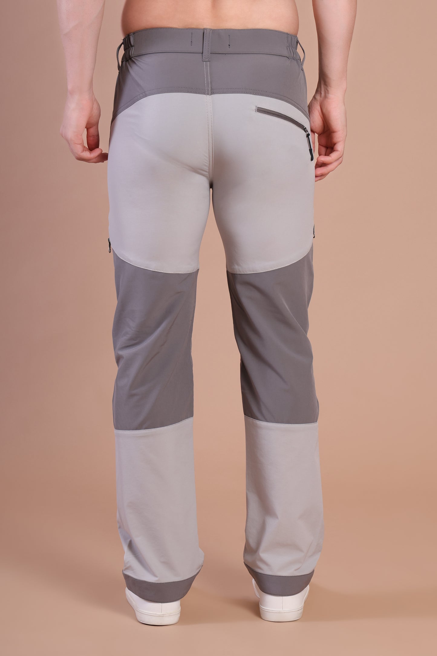 Men’s Summer Trek Pants with Ventilation Grey Color
