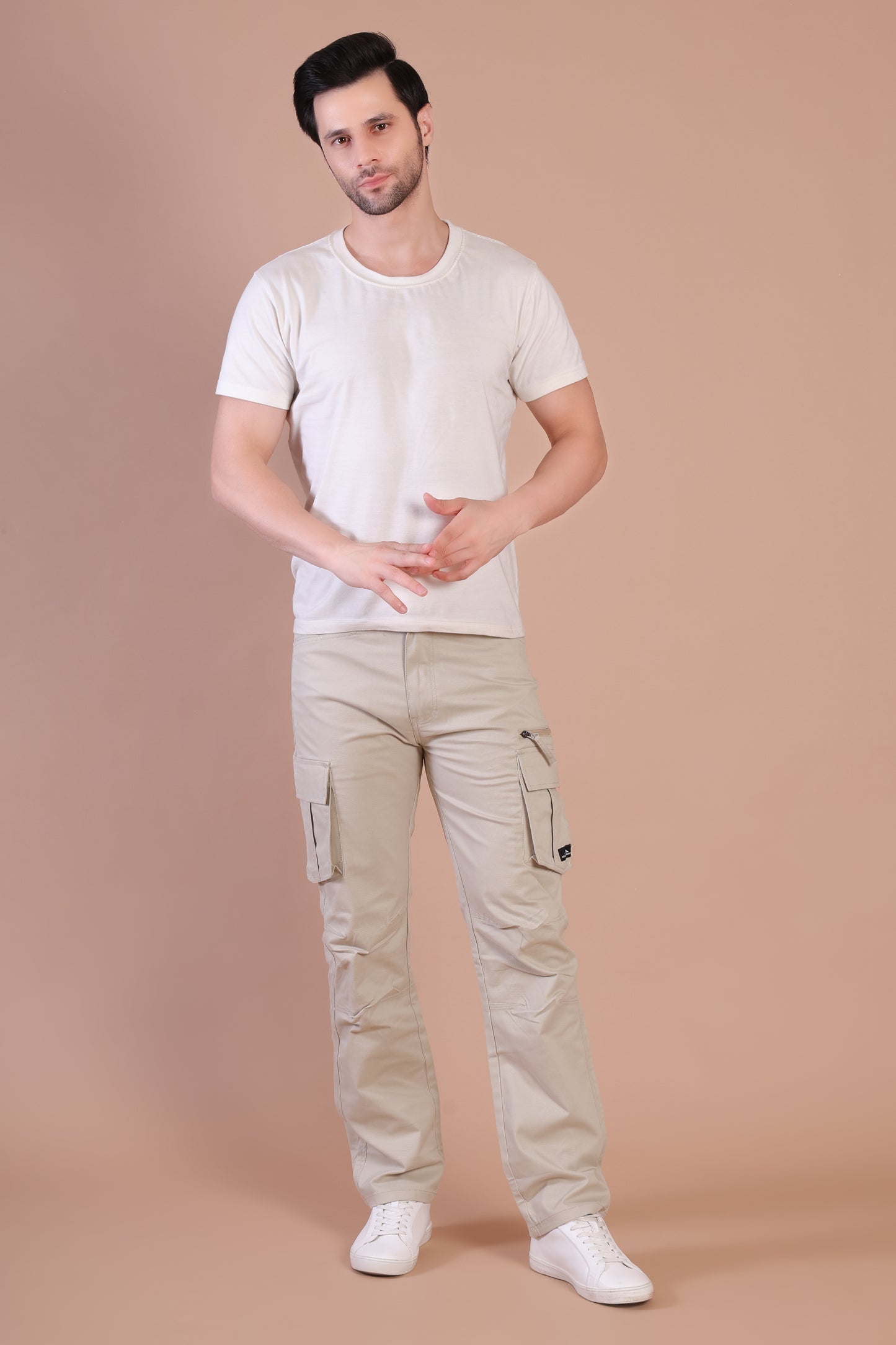 7 Pocket Utility Cargo Pants – Off White