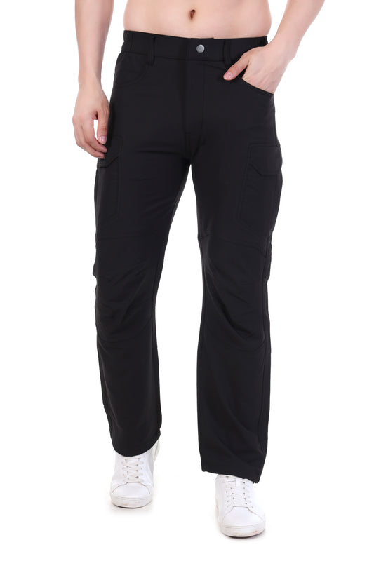 High-Performance Trekking Pants – Multi Pocket Comfort Black