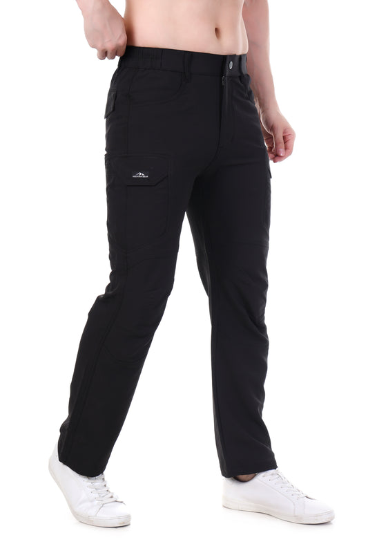 High-Performance Trekking Pants – Multi Pocket Comfort Black