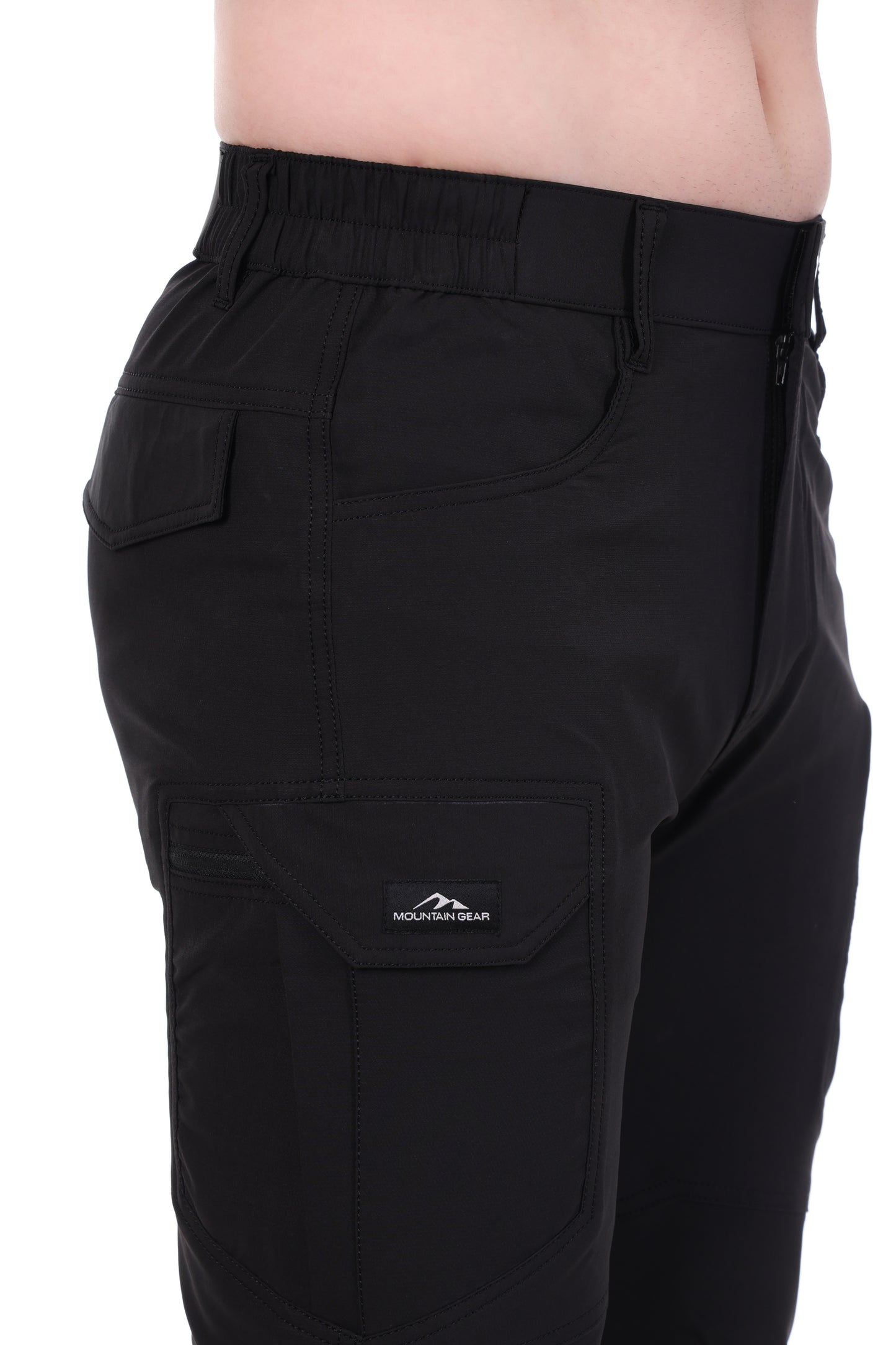High-Performance Trekking Pants – Multi Pocket Comfort Black