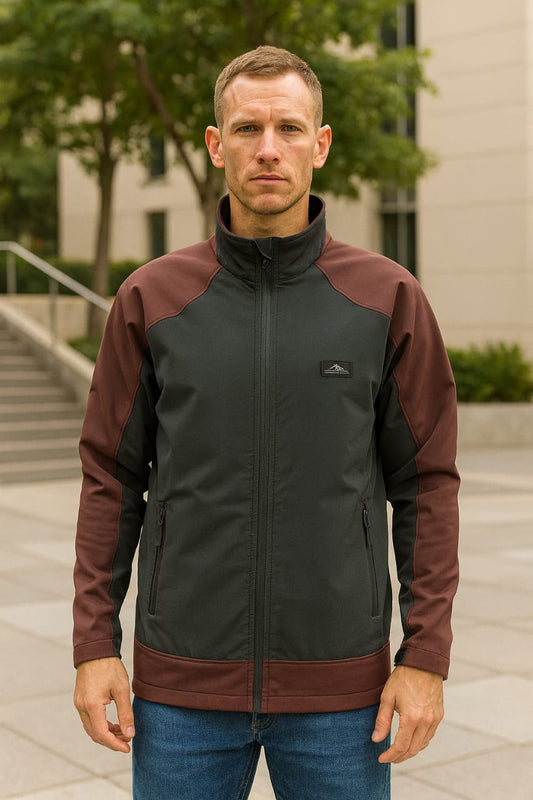 Dual-Tone Softshell Windcheater Jacket – Outdoor Performance (Article 5)