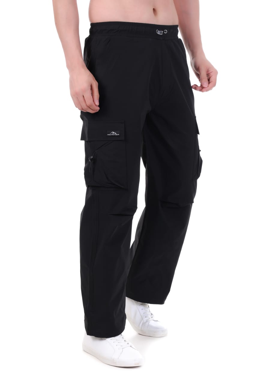 Baggy Fit Lightweight Trek Pants – Quick Dry Edition Black