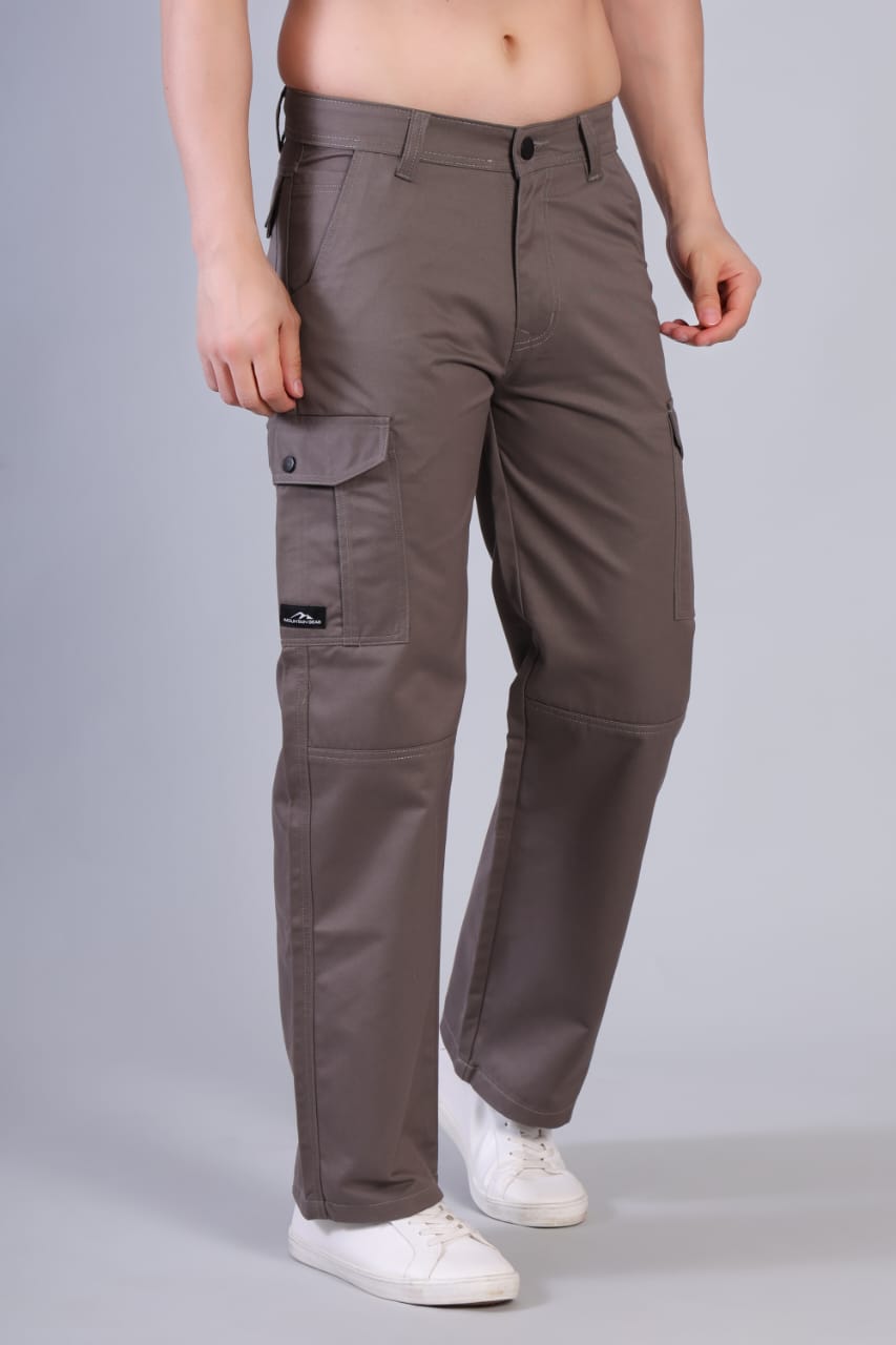 Men’s Loose Fit Classic Cargo Pants Dark Matty