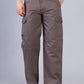 Men’s Loose Fit Classic Cargo Pants Dark Matty
