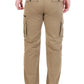 Men’s Premium 7-Pocket Cargo Pants – Buttoned Pocket Edition Beige